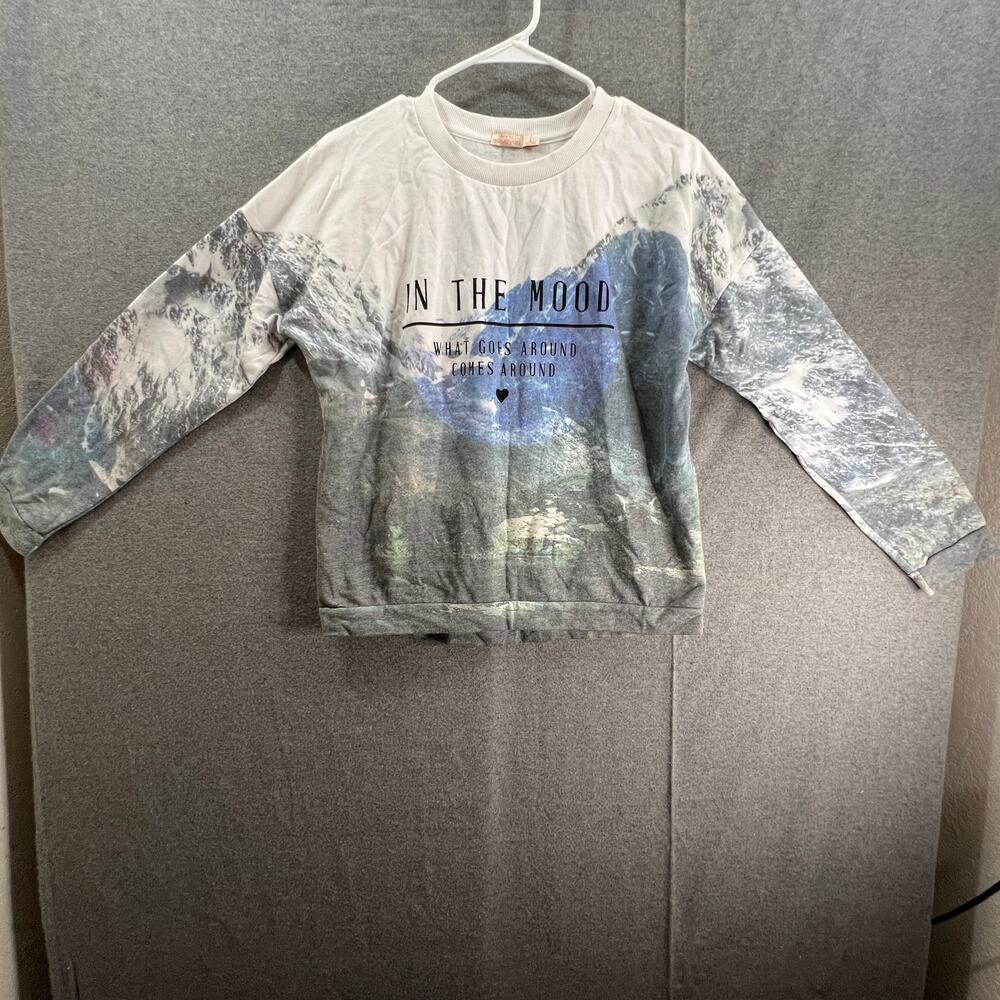 IN THE MOOD WHAT GOES AROUND COMES AROUND Sweater Womens Size Small Pullover